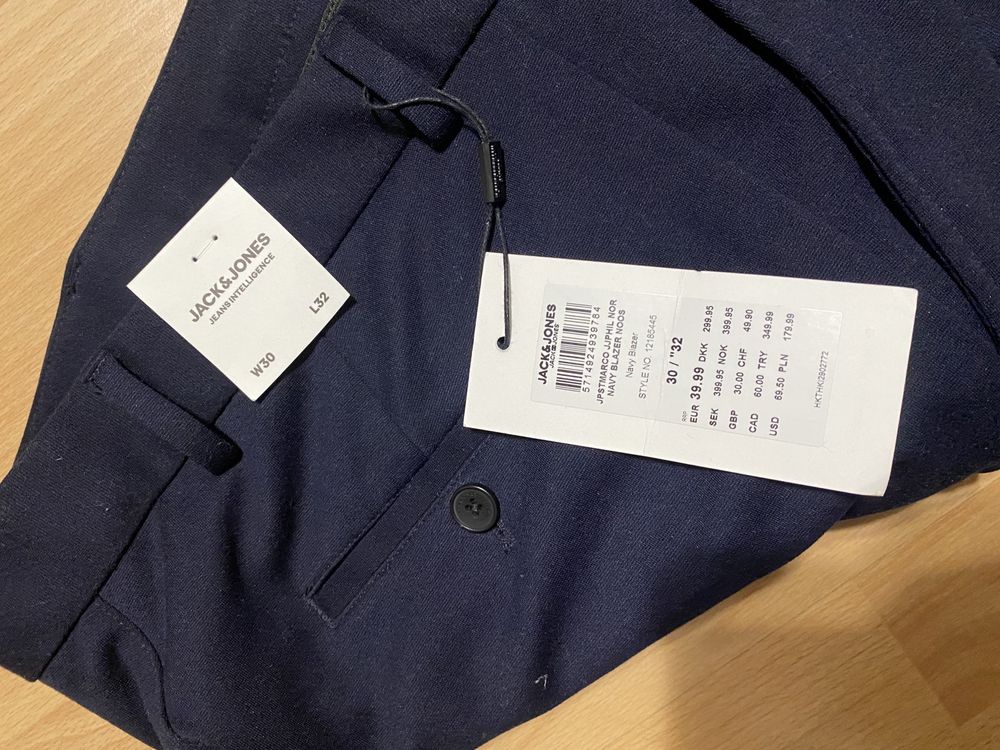 Jack & Jones spodnie męskie 30/32