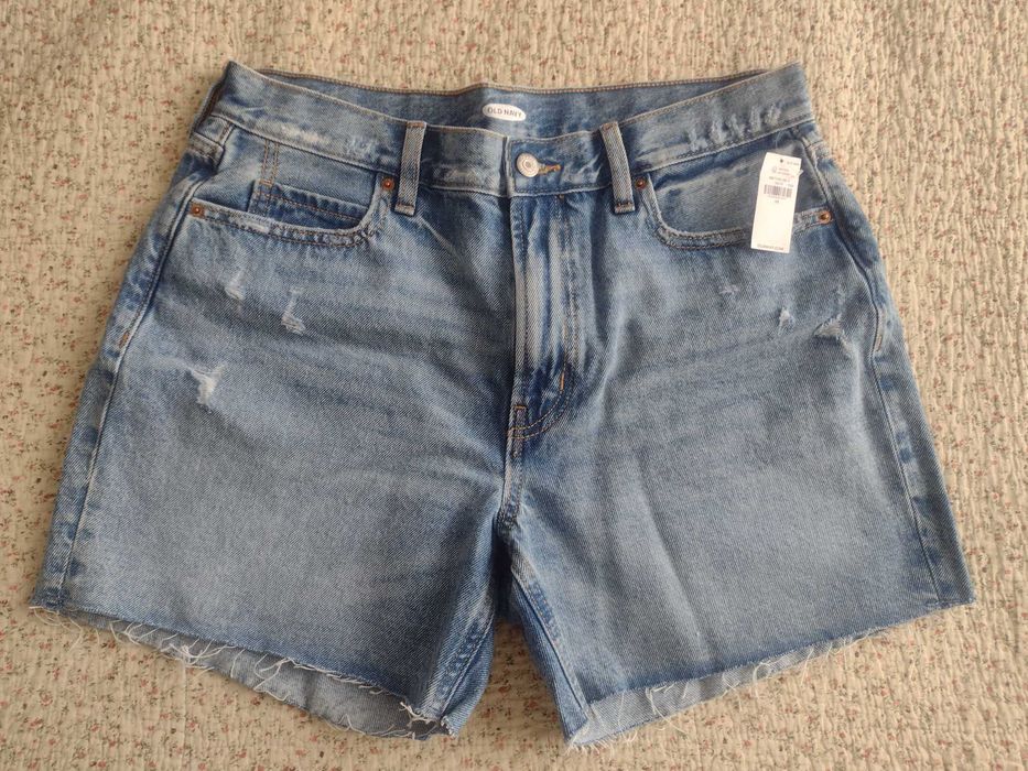 Шорти джинсові блакитні Old Navy жіночі р.10 (L-XL)