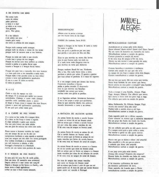 Manuel Alegre com Carlos Paredes - - - - - É Preciso um País - -  - CD