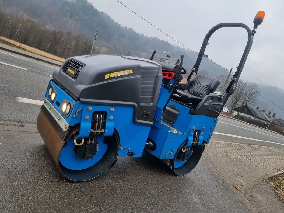 Bomag Walec Drogowy BW80 AD-5 2tony Jak Nowy z Norwegii Przebieg 153 mtg!! 2017r  Silnik Kubota Przegląd BMWT 2025r używany1raz w roku wKomunalce Okazja