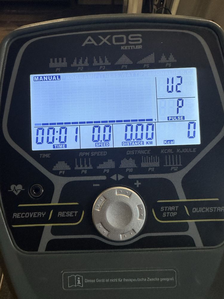 Rower treningowy stacjonarny orbitrek Kettler axos cycle P la