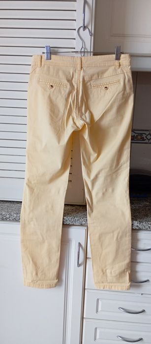 Calças amarelas de senhora 36