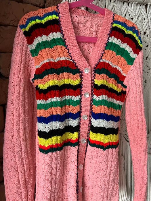 Kardigan vintage w rozmiarze 134cm