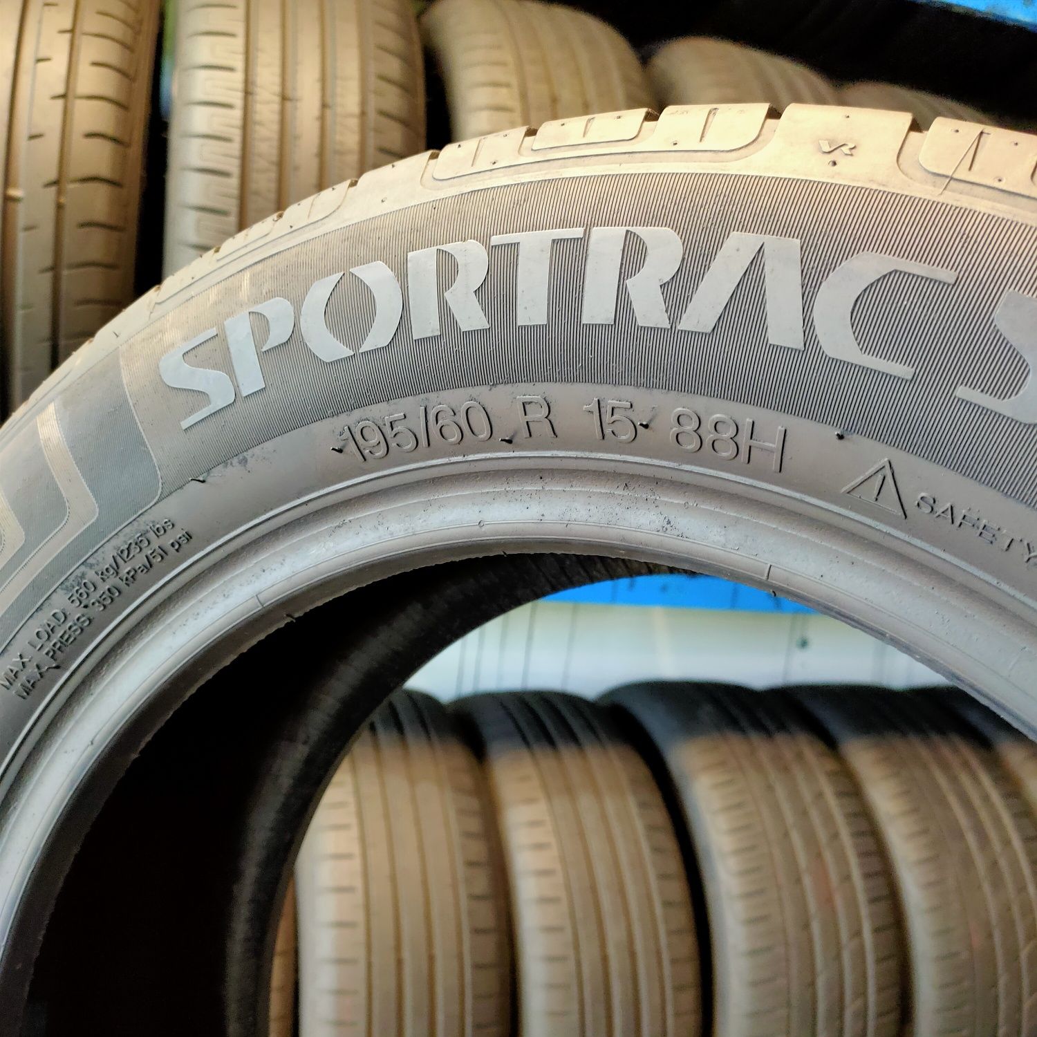 195/60r15 Vredestein sportrac 5 , 6.2mm