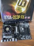 Материнская плата Gigabyte GA-970A-DS3P FX +проц+ оперативка