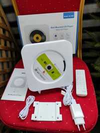 CD Player Przenośny odtwarzacz Bluetooth Radio biały Dyskmen Mp3