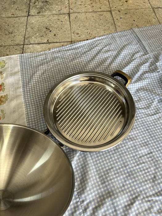 Panela assadora e panela para espargete