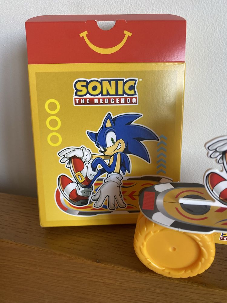 Boneco sonic the hedgehog mcdonalds