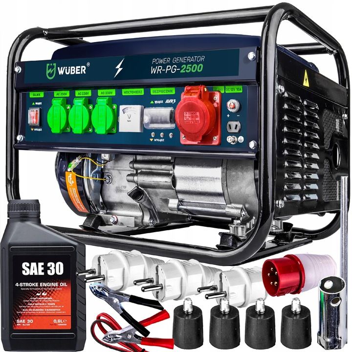Agregat Prądotwórczy Generator Prądu 6,5km 2500w Avr