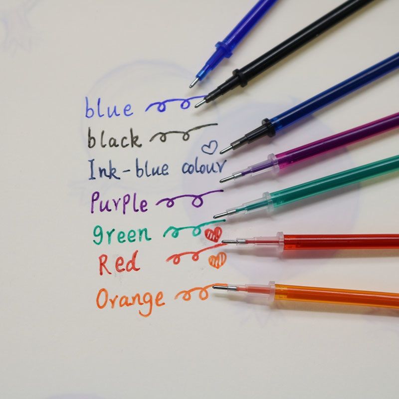 РОЗПРОДАЖ! Ручки стержни пиши-стирай синий фиолетовый цвет набор