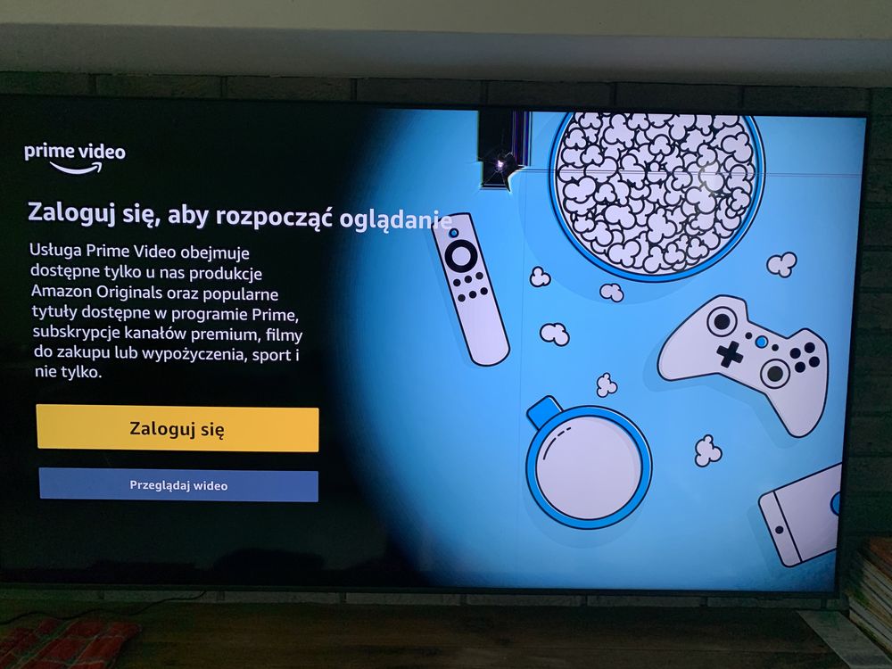 Telewizor Samsung 65' USZKODZONY