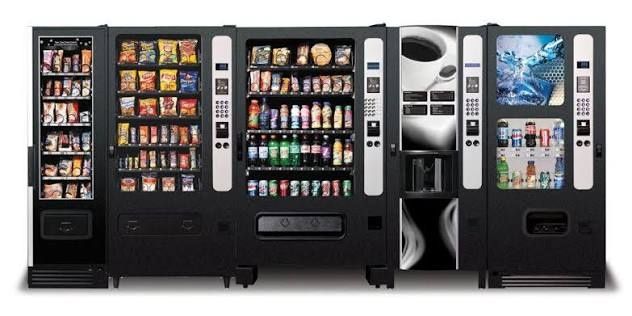 Colocamos máquinas vending(café e snacks)