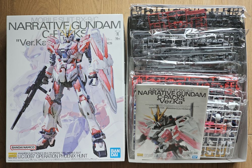MG RX9/C GUNDAM Narrative C-Pack