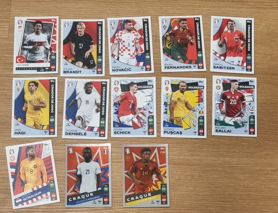 Cartas Euro 2024 Topps