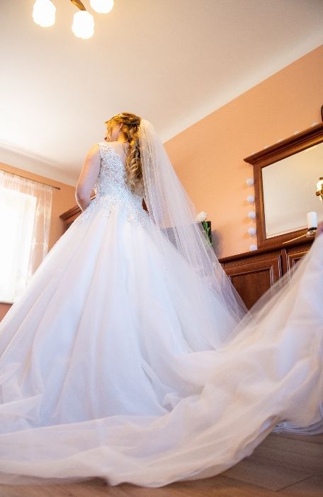 Suknia ślubna Maggie Sottero model Eden, księżniczka, glamour