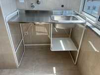 Banca em inox ikea