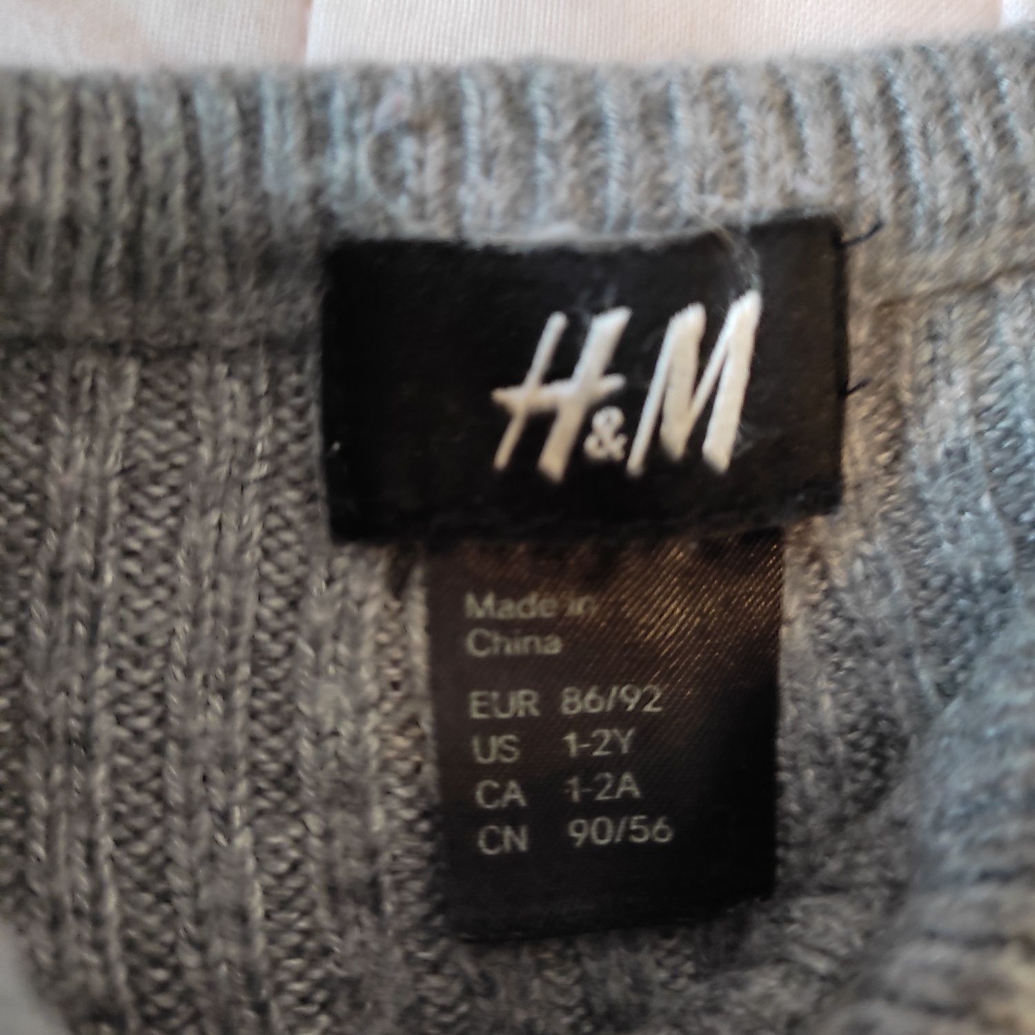 Tunika sweterkowa H&M 86/92