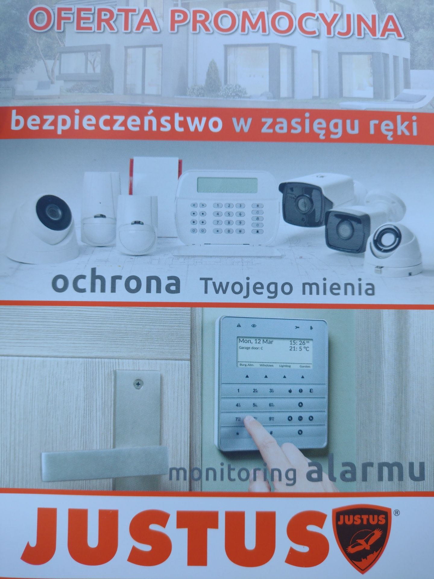 System alarmowy kamery monitoring