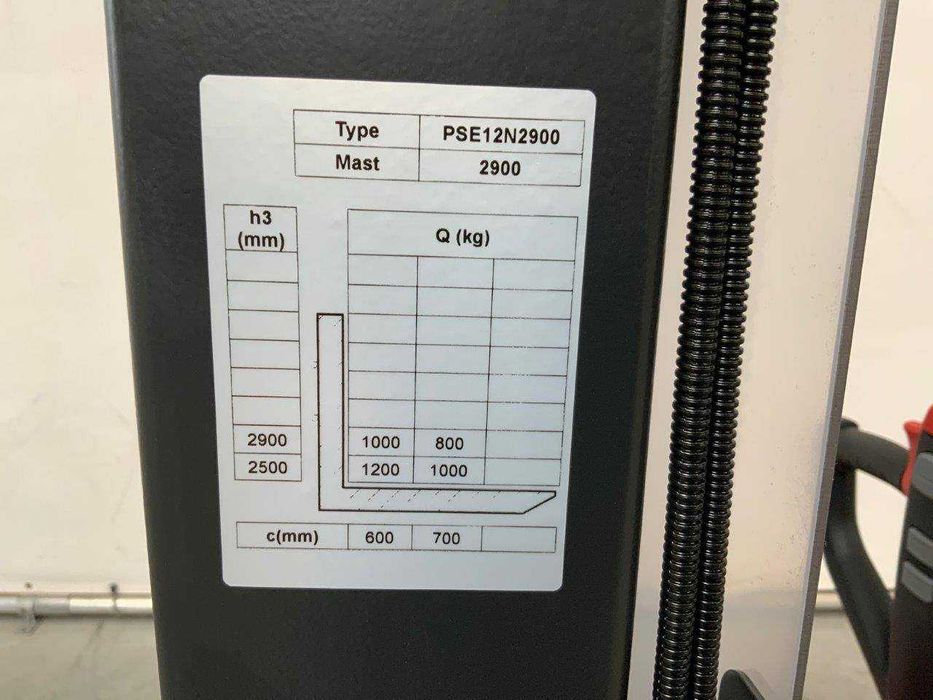 EMPILHADOR STACKER ELÉCTRICO 1200kg (NOVO)