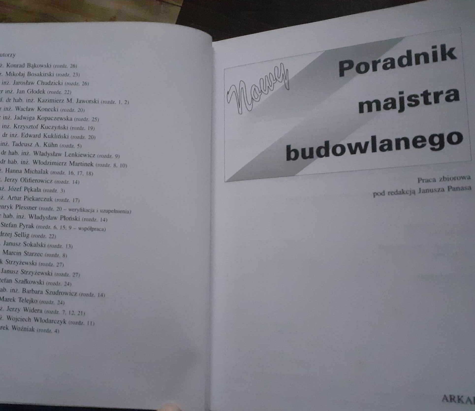 Książka Poradnik Majstra Budowlanego
