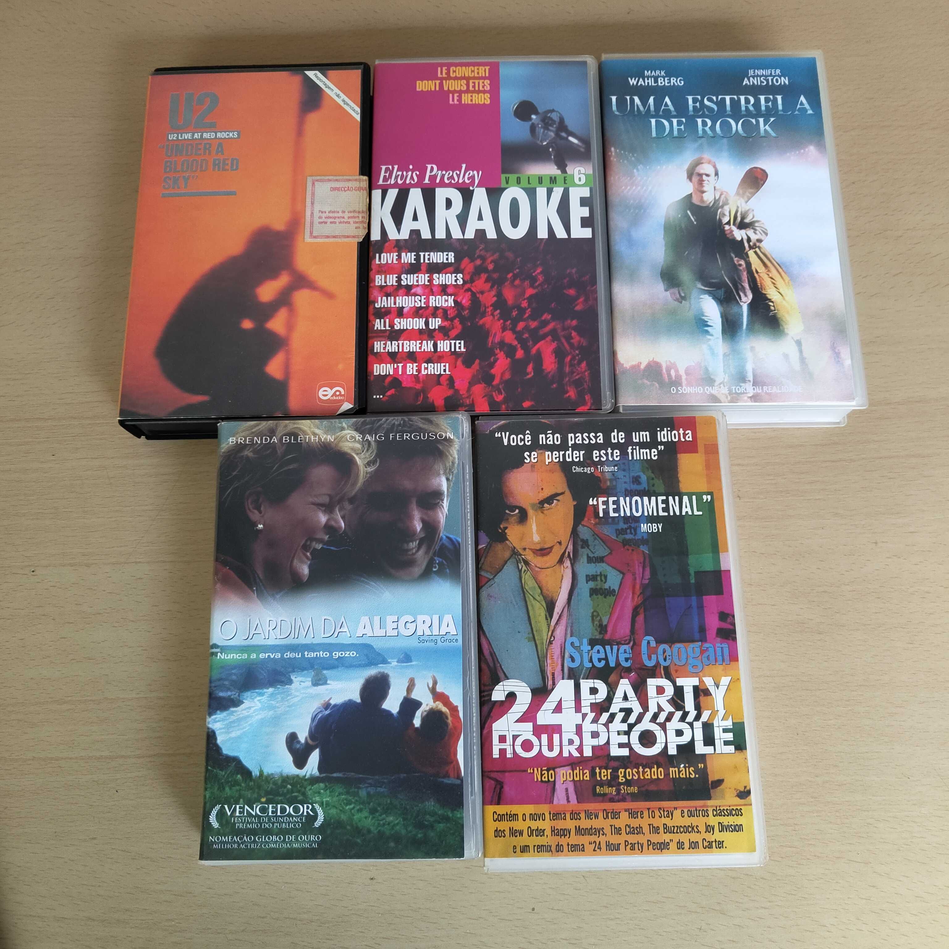 Cassete VHS Filmes Musica K7