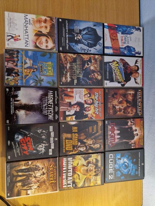 Filmy na dvd po 3 zł za sztukę