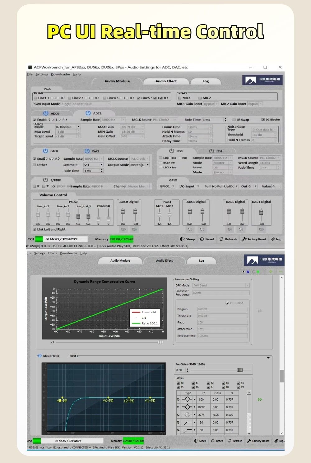Усилитель звука УНЧ TPA3255 BRU5 DSP