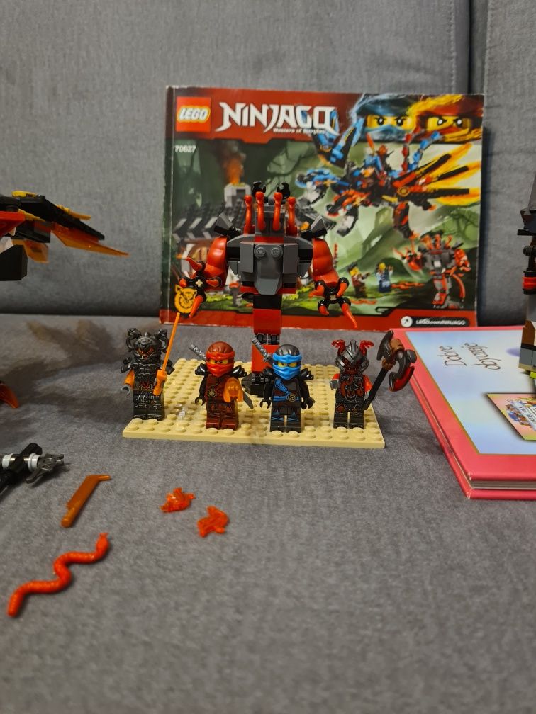 Lego Ninjago 70627 + ludziki instrukcja pudełko