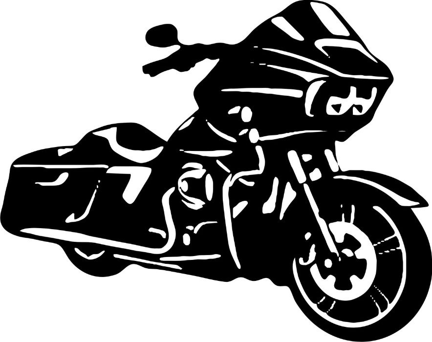 N951 Naklejka Harley Road Glide