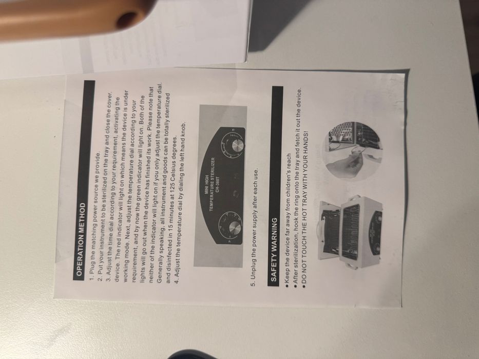 sterylizator do paznokci