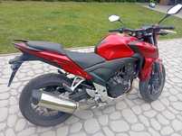 Honda CB500F motocykl sprawny czerwony niski przebieg