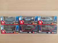 Bburago 1/43 security team policja alfa romeo jeep zestaw