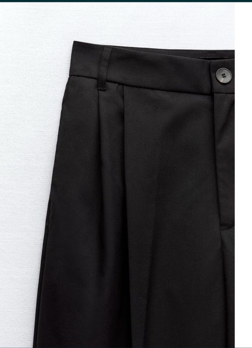 Широкі штани з защипами М Zara