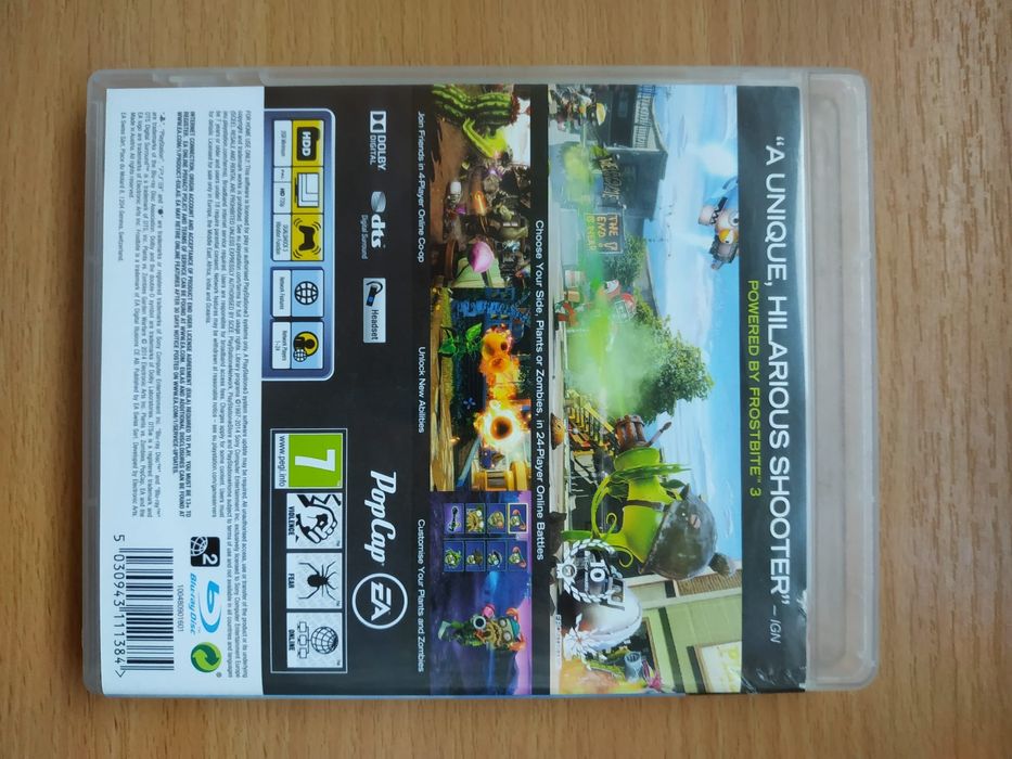 Garden Warfare PS3, stan bdb, możliwa wysyłka