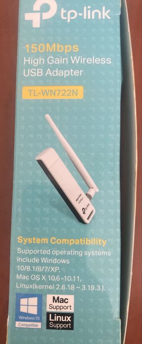 Wi-Fi usb адаптер TP-Link TL-WN722N