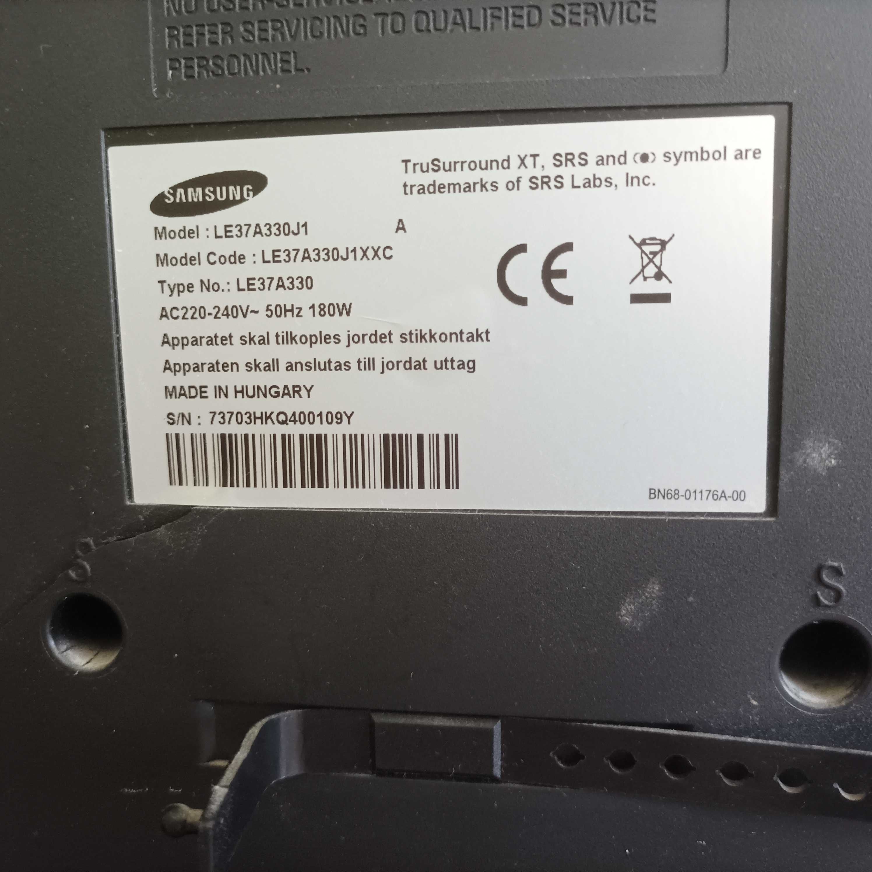 Samsung LE37A33J1, telewizor 37" LCD