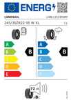 Komplet opon letnich 245/30/22 245/30r22 praktycznie nowe
