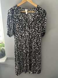 Sukienka na lato animal print H&M