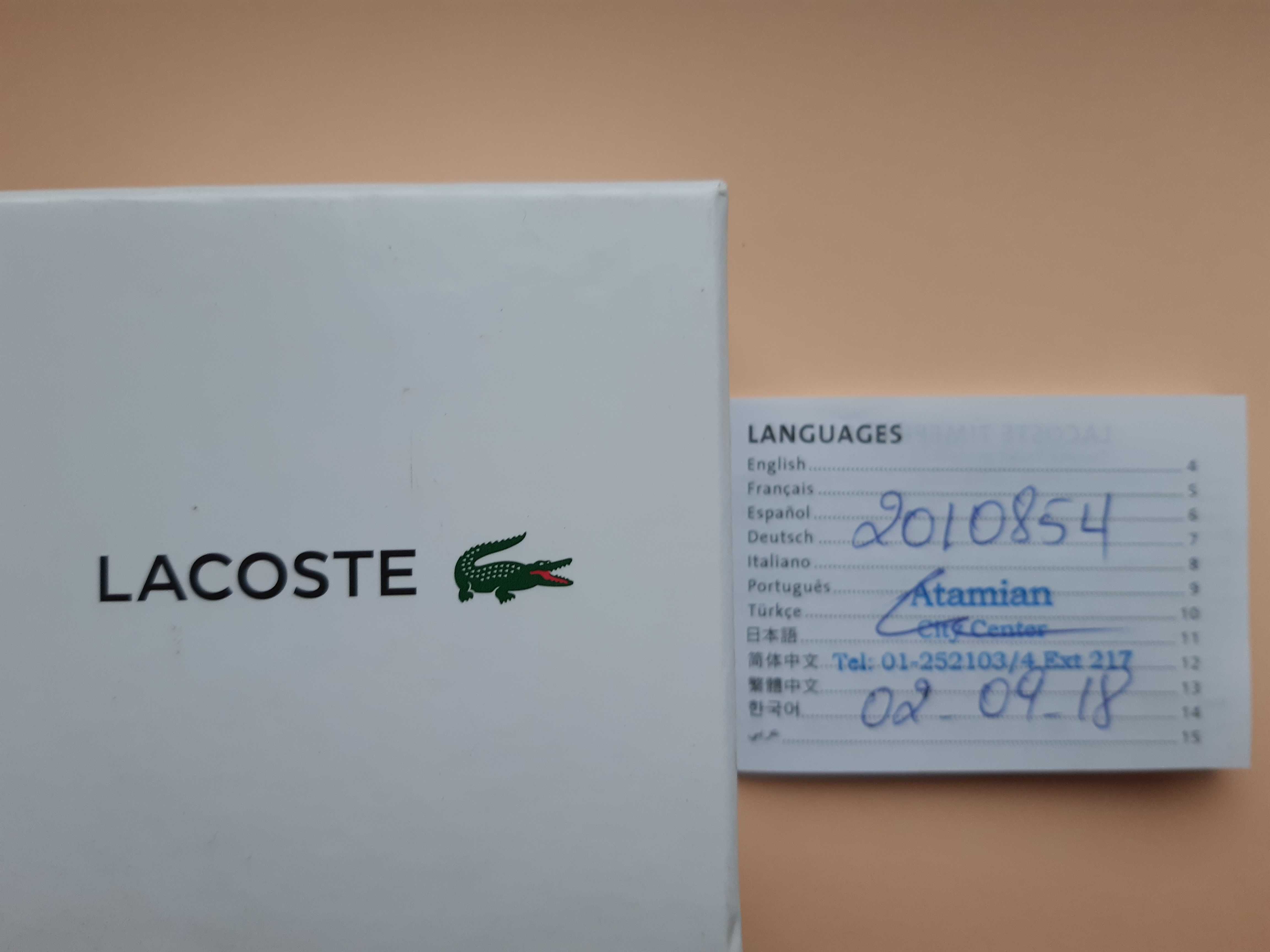 Zegarek męski Lacoste Westport
