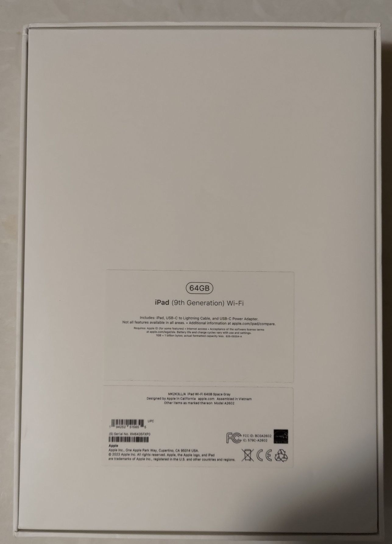 IPad 9 Generation 64 GB Wi-Fi