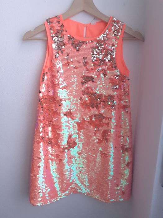 Vestido 9 anos,  lantejoulas