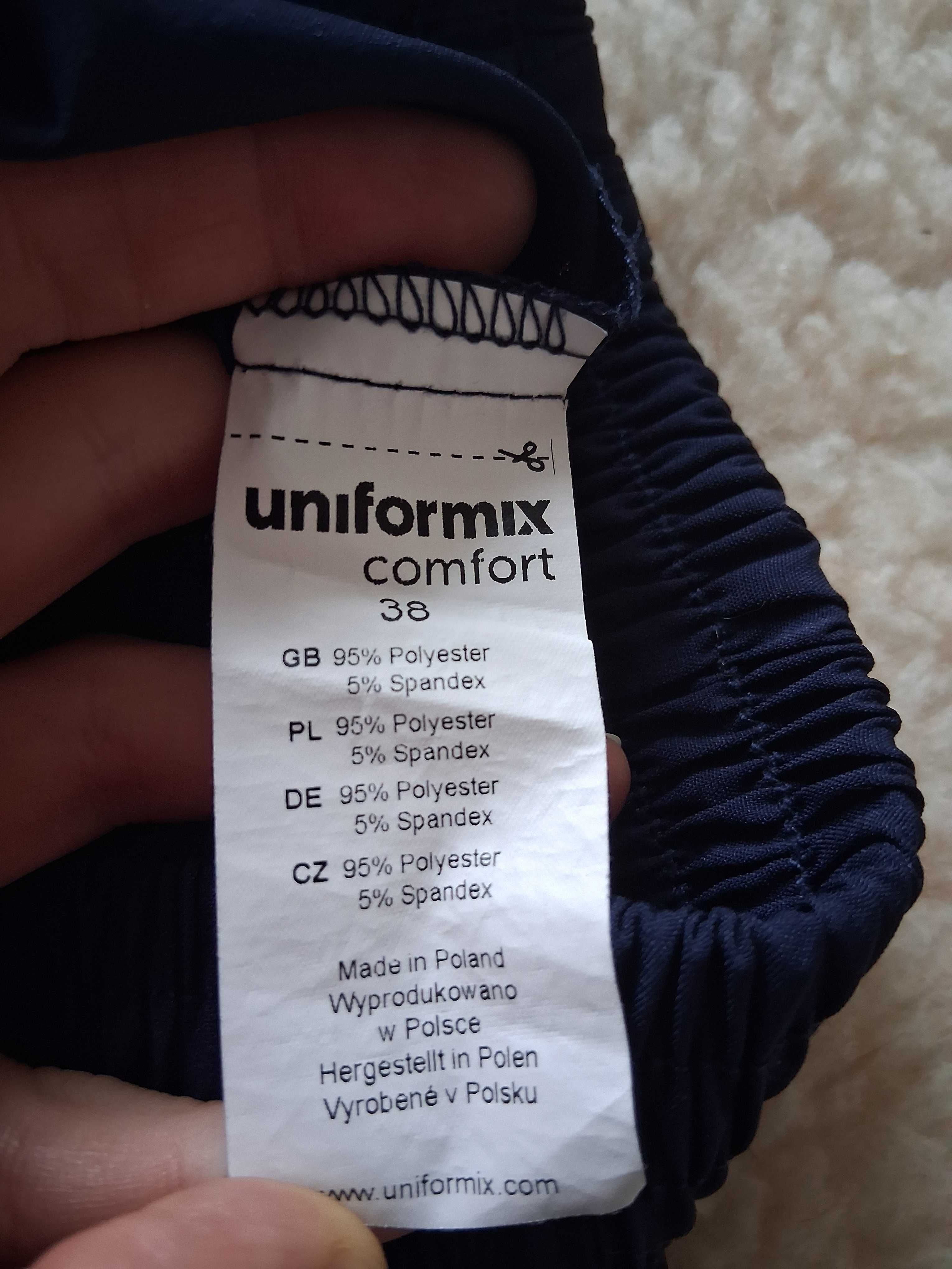 Granatowy scrubs Uniformix