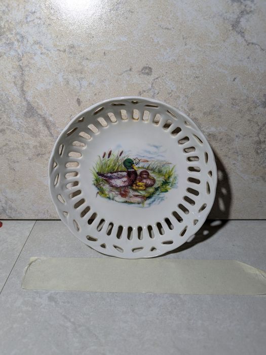 Talerz Ozdobny z Kaczkami