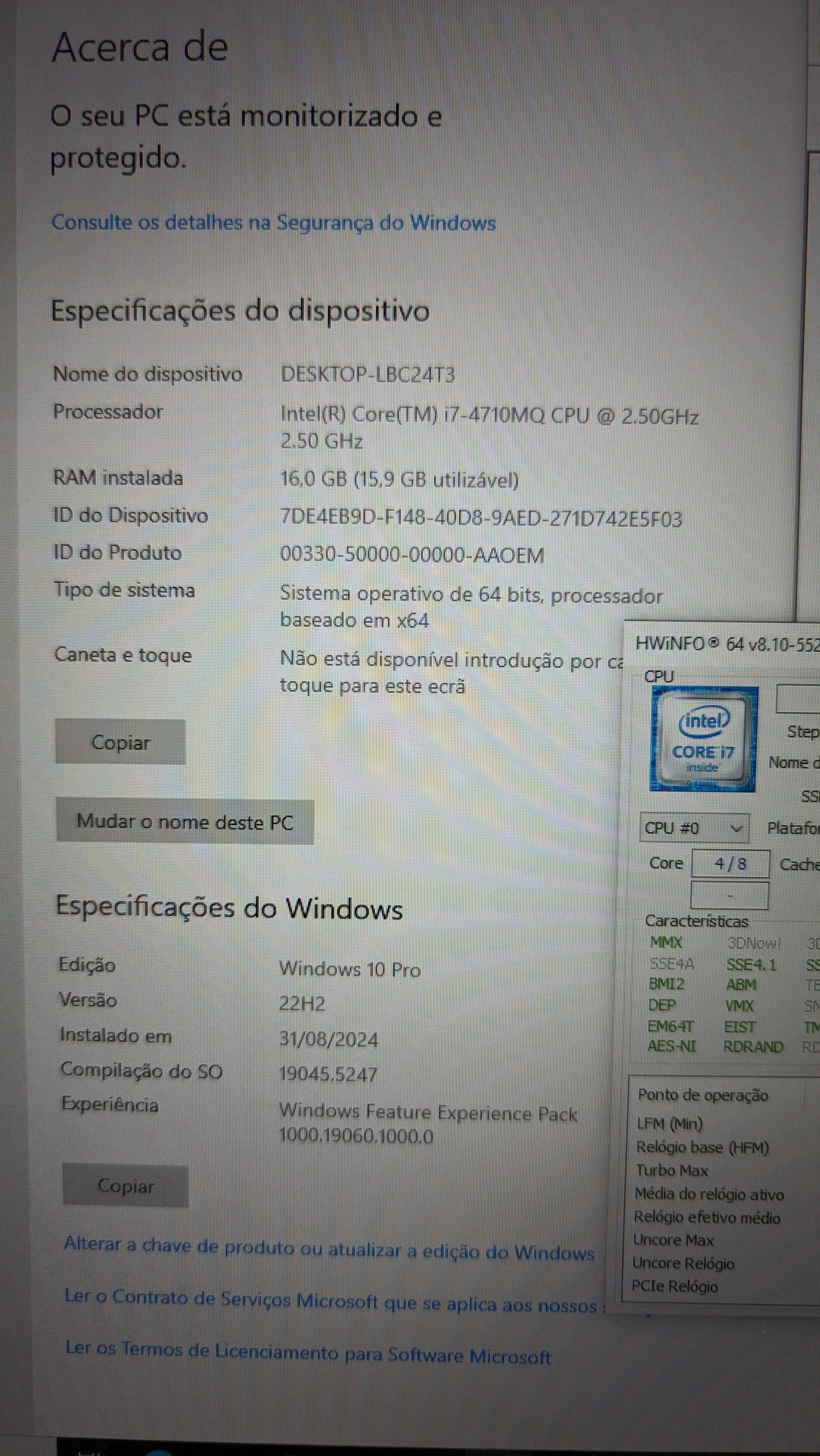 Notebook Fujitsu Celsius H730  I7-4710MQ  16Go  SSD 250Go