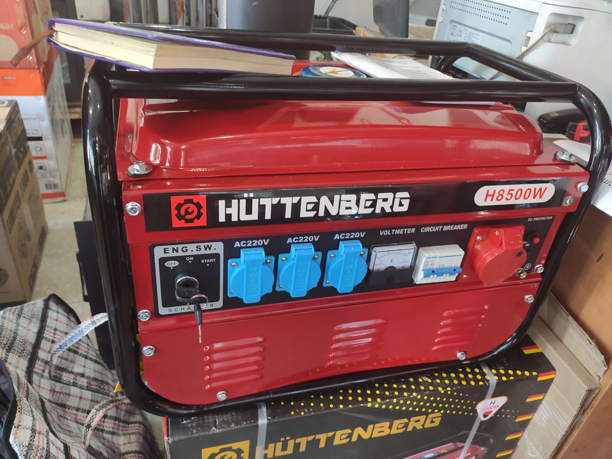 Генератор бензиновый Huttenberg H8500W