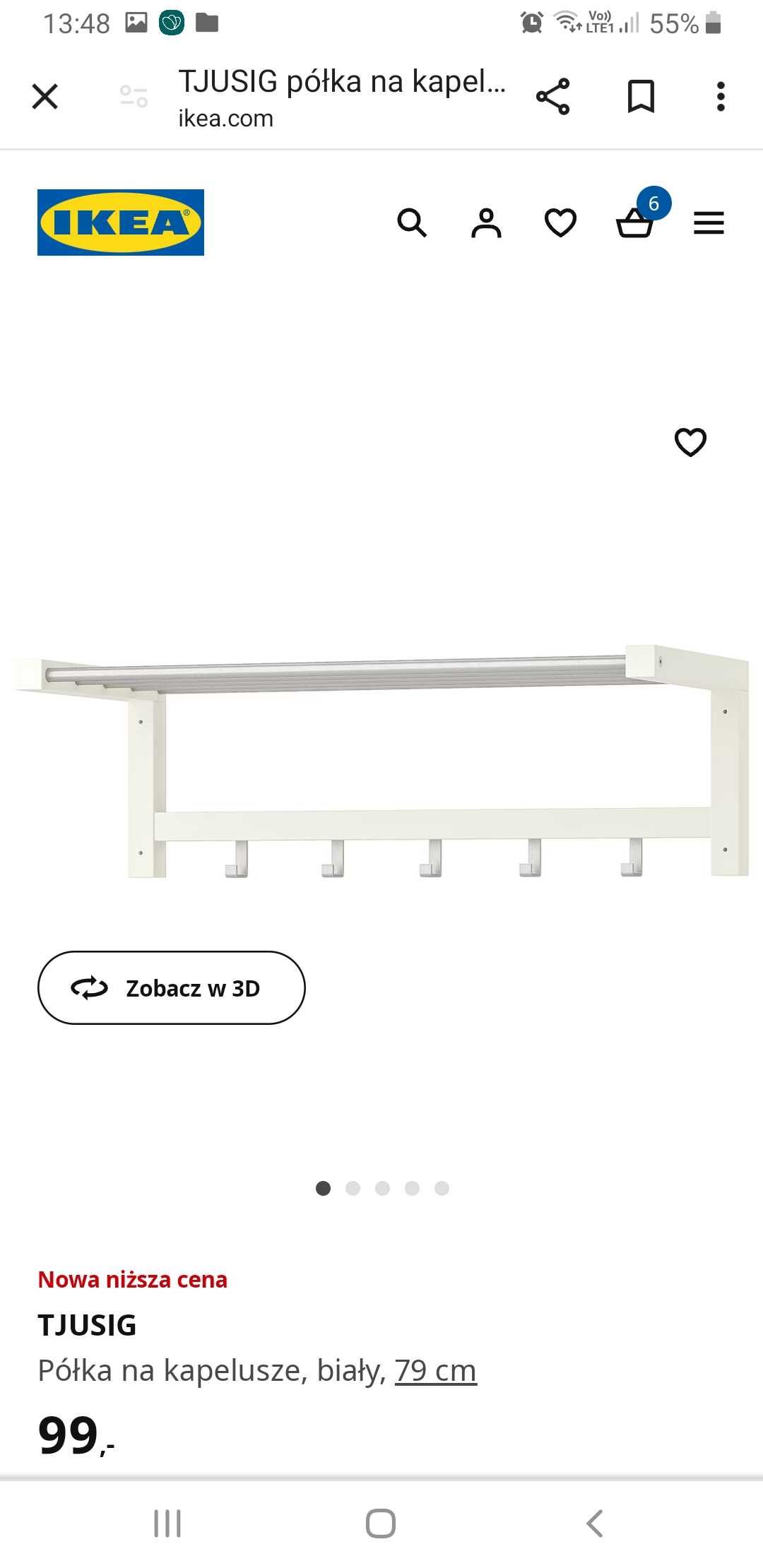 Tjusig ikea wieszak