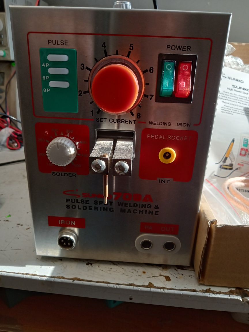 Zgrzewarka impulsowa punktowa SUNKKO 709A