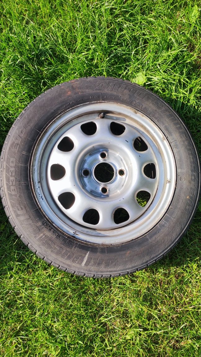 2x felgi stalowe oryginalne VW Golf 3 14” 4x100 – proste