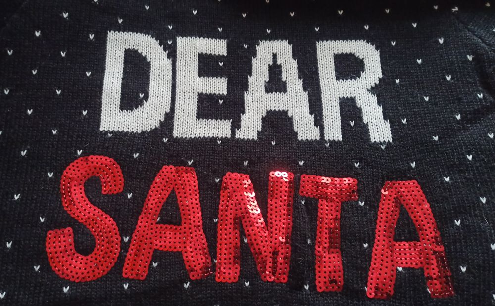 Sweterek świąteczny młodzieżowy, damski.