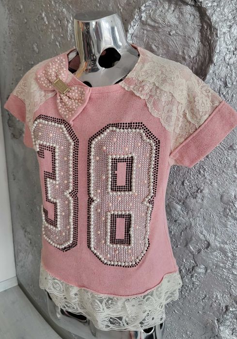 Mary C blzuka włoska perły CUDNA roz L